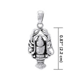 Crawfish Sterling Silver Pendant TP1051 - Pendants
